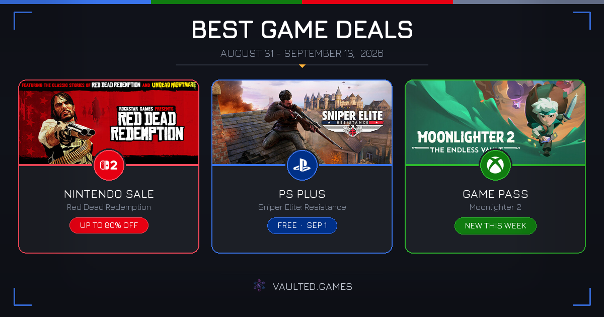 Best Game Deals This Week (August 31 - September 13, 2026)